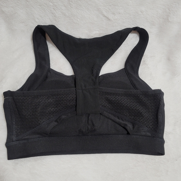 MPG pad sport bralette bra racerback black breathable XS New - Picture 4 of 7